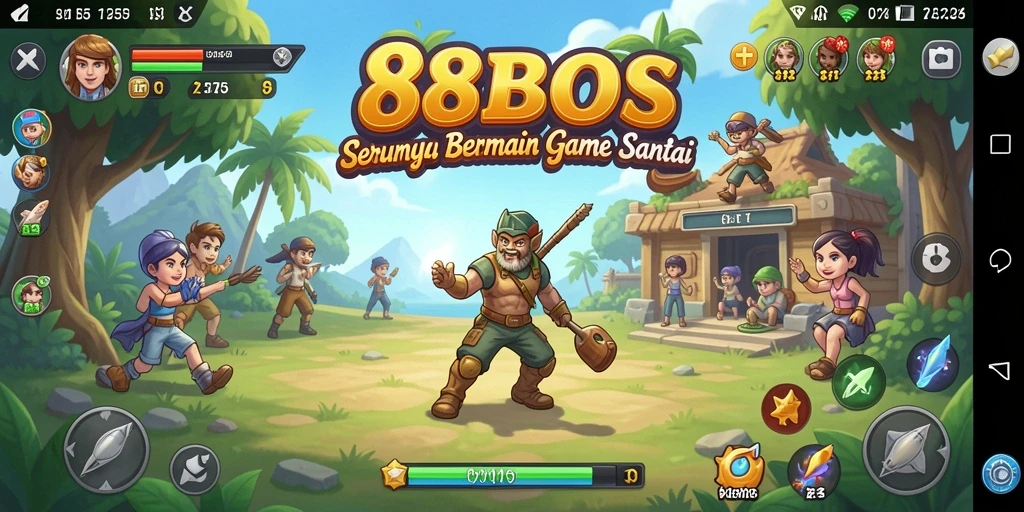 Tampilan gameplay 88BOS yang menampilkan petualangan seru.