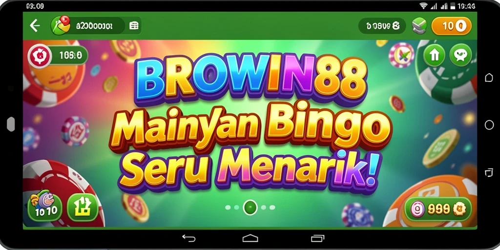 Tampilan screenshot gameplay BROWIN88 yang menarik dengan elemen Bingo.