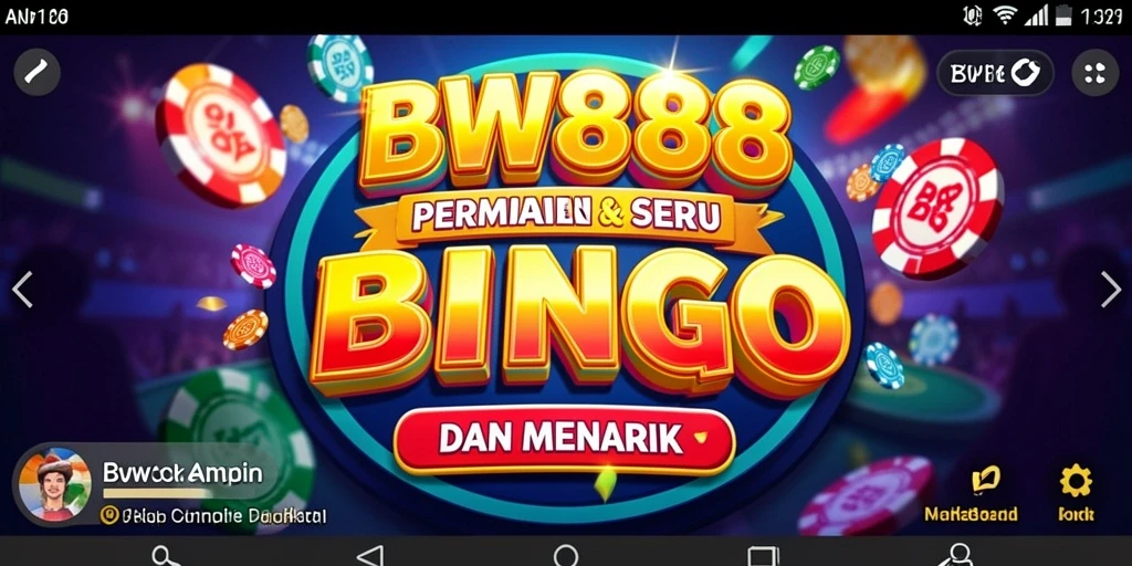 Tampilan gameplay BW888 yang menarik dan mendebarkan saat bermain Bingo.