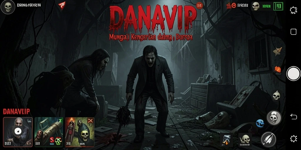 Gameplay seram dengan suasana mencekam di DANAVIP.