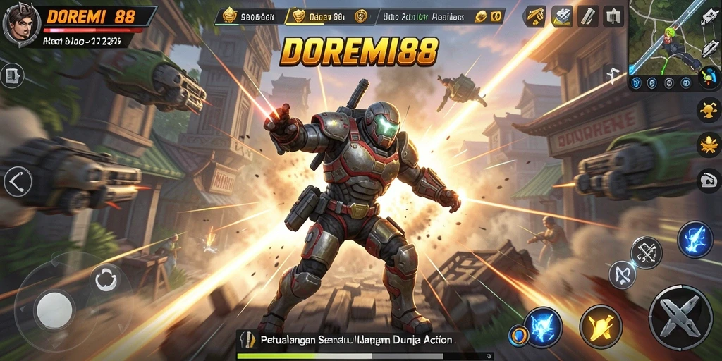 Tangkap aksi mendebarkan dalam gameplay DOREMI88 yang seru.