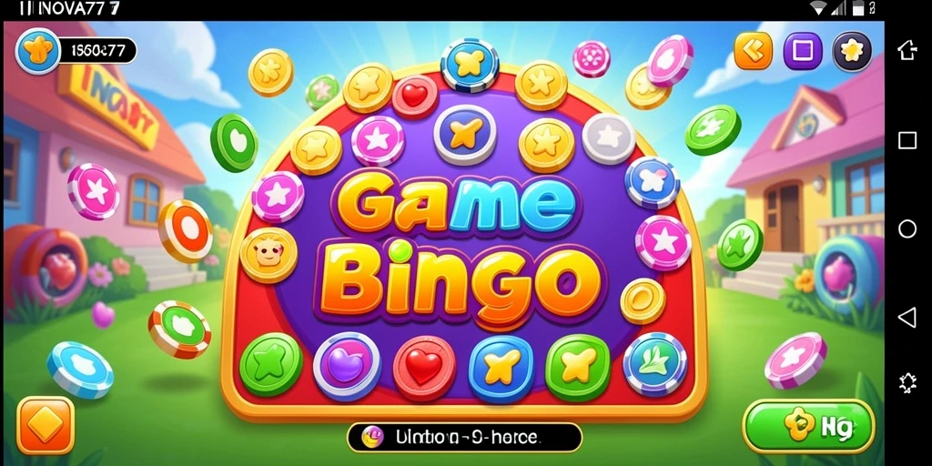 Screenshot INOVA77 menunjukkan gameplay Bingo yang seru dan interaktif.