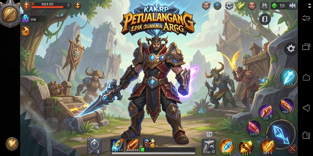 Gameplay dinamis dengan pertarungan seru di KAKRP.