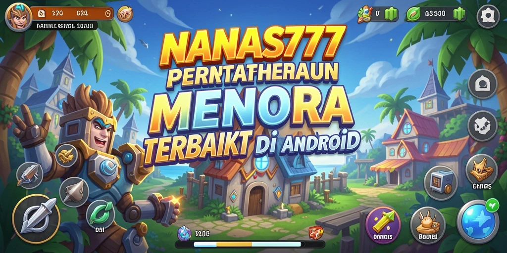 Menampilkan aksi mendebarkan dari gameplay Tower Defense NANAS777.