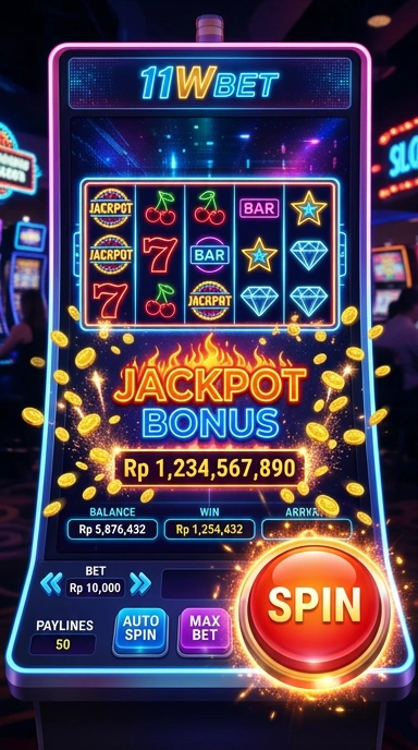 Tampilan antarmuka utama aplikasi 11wbet yang menarik.
